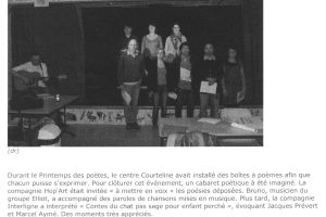 Pièce Cabaret Poétique